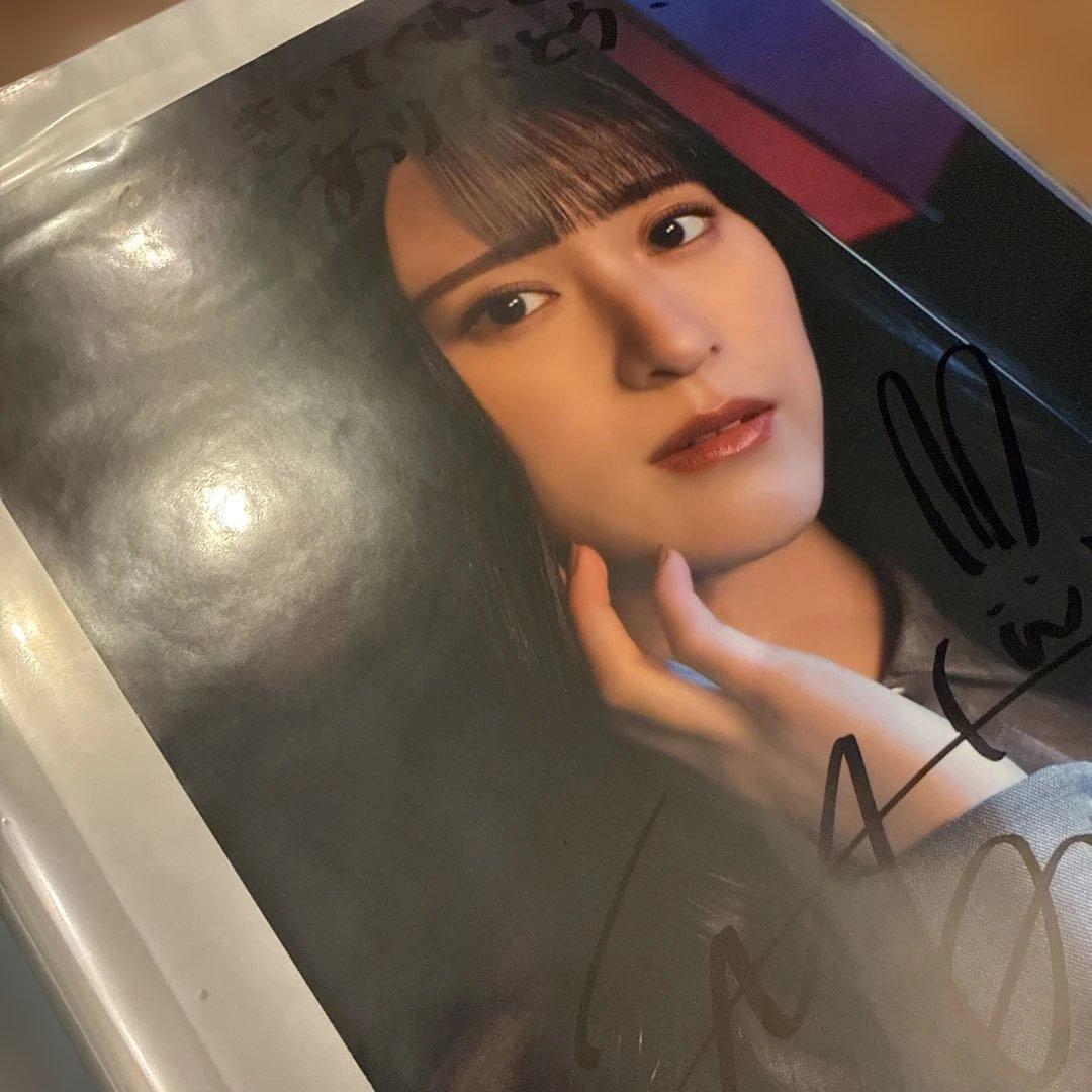 佐々木舞香 11thシングル サイン入り写真ポスター