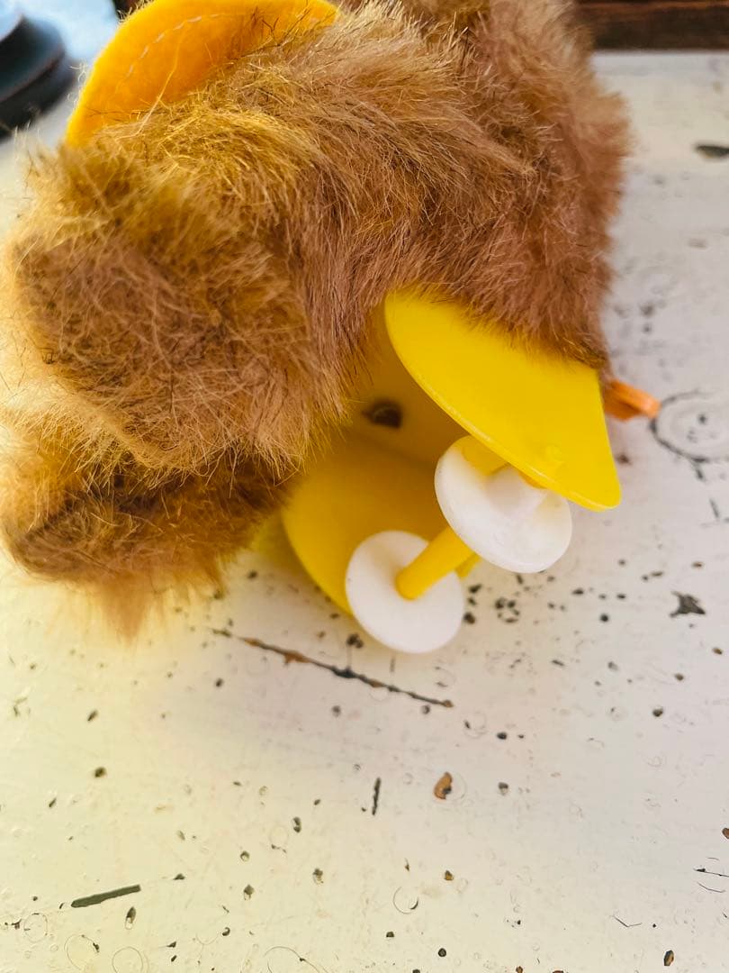 美品　ヴィンテージ　ゼンマイ　編み物ベア アンティークベア　ドイツ