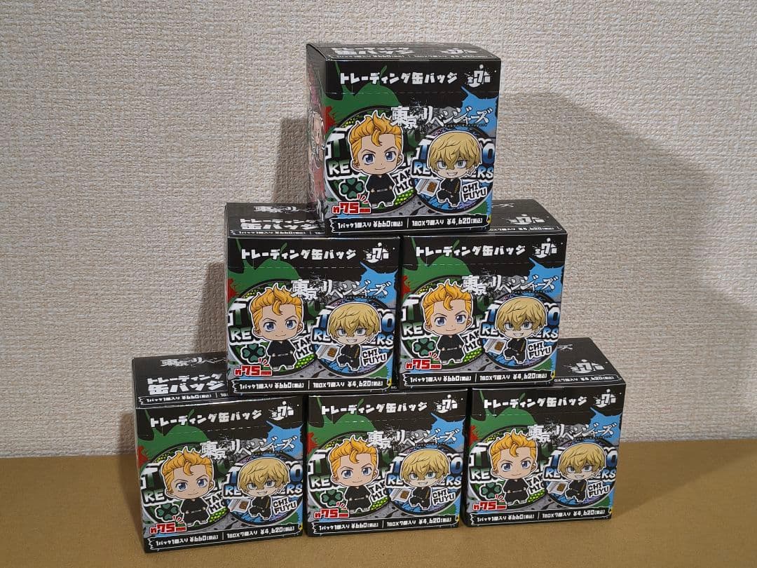 新品未開封　東京リベンジャーズ　トレーディング缶バッジ　6BOX