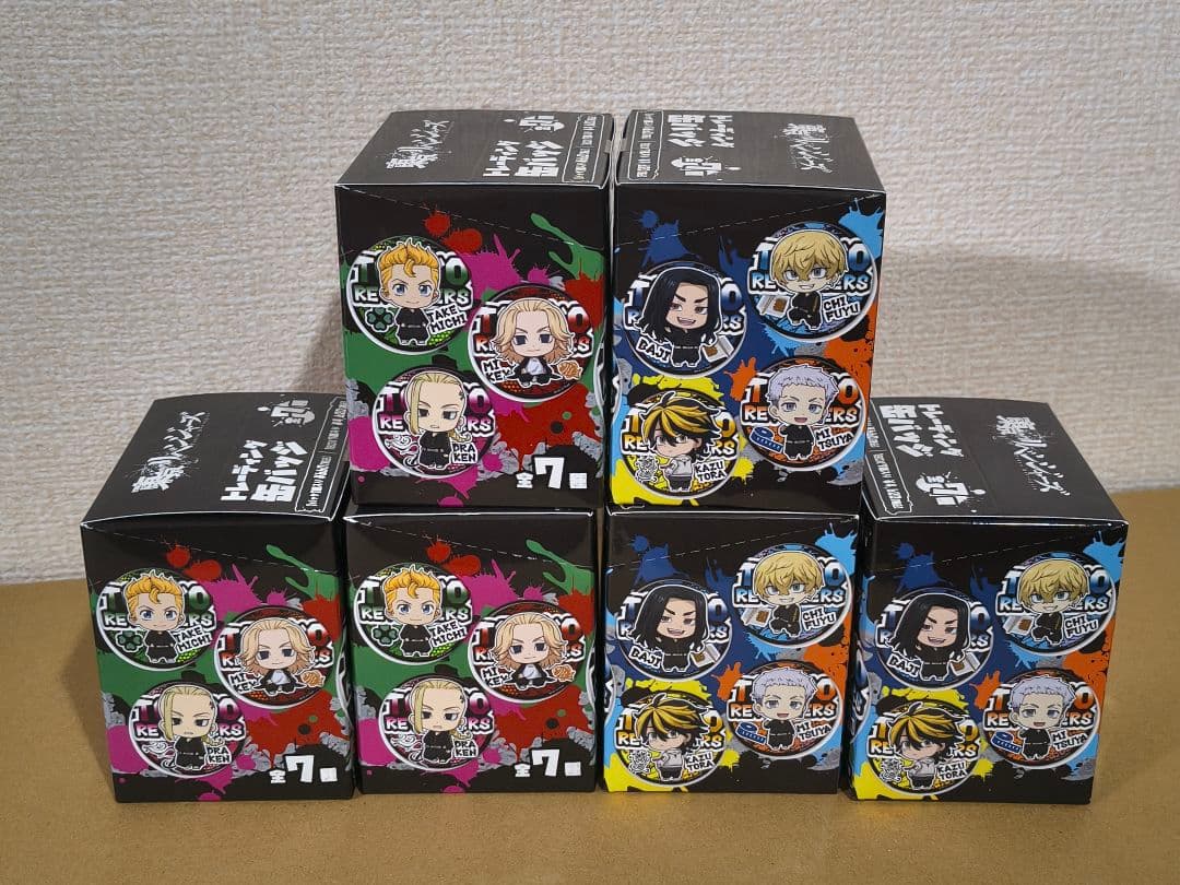 新品未開封　東京リベンジャーズ　トレーディング缶バッジ　6BOX