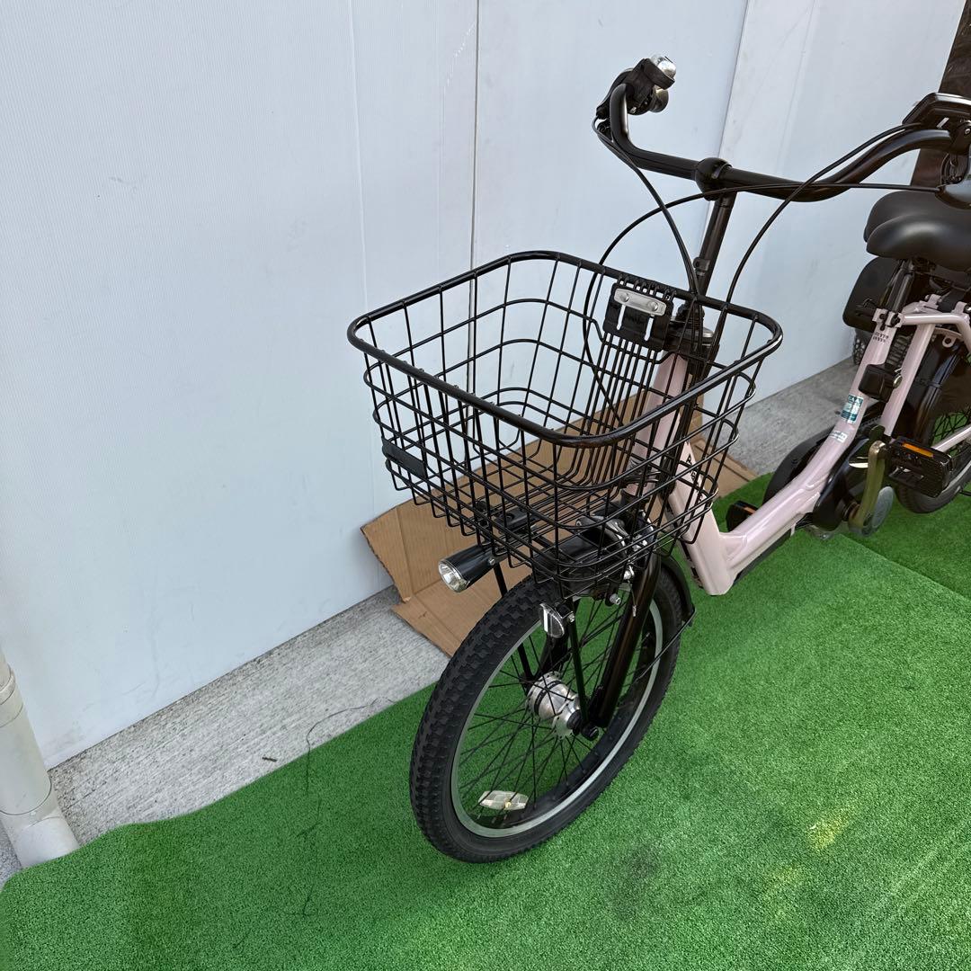 Panasonic電動アシスト自転車20インチ 16Ah 美品ピンク引き取り限定