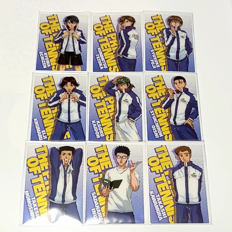 ⑭テニスの王子様　シャイニングクリアカード3　ジャージ　コンプ　9枚セット
