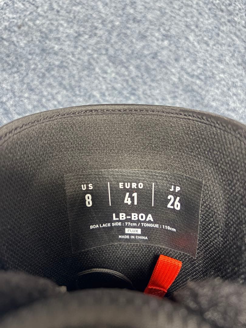 S*'様 FLUX LB-BOA スノーボードブーツ 男性用 US8　26cm