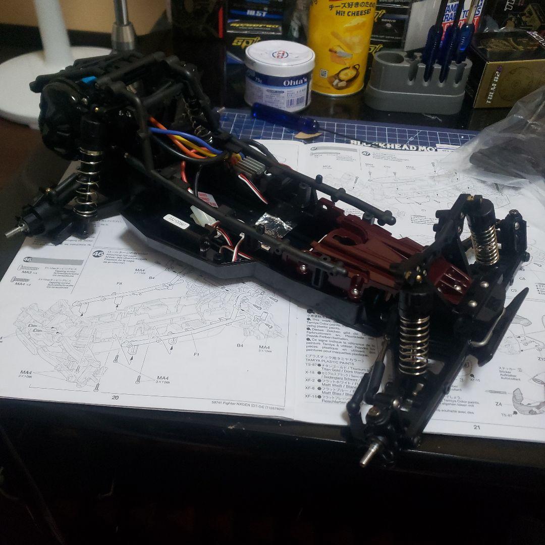 タミヤ 2025 DT04 ファイターネクスジェン カスタム ブラシレスセット③