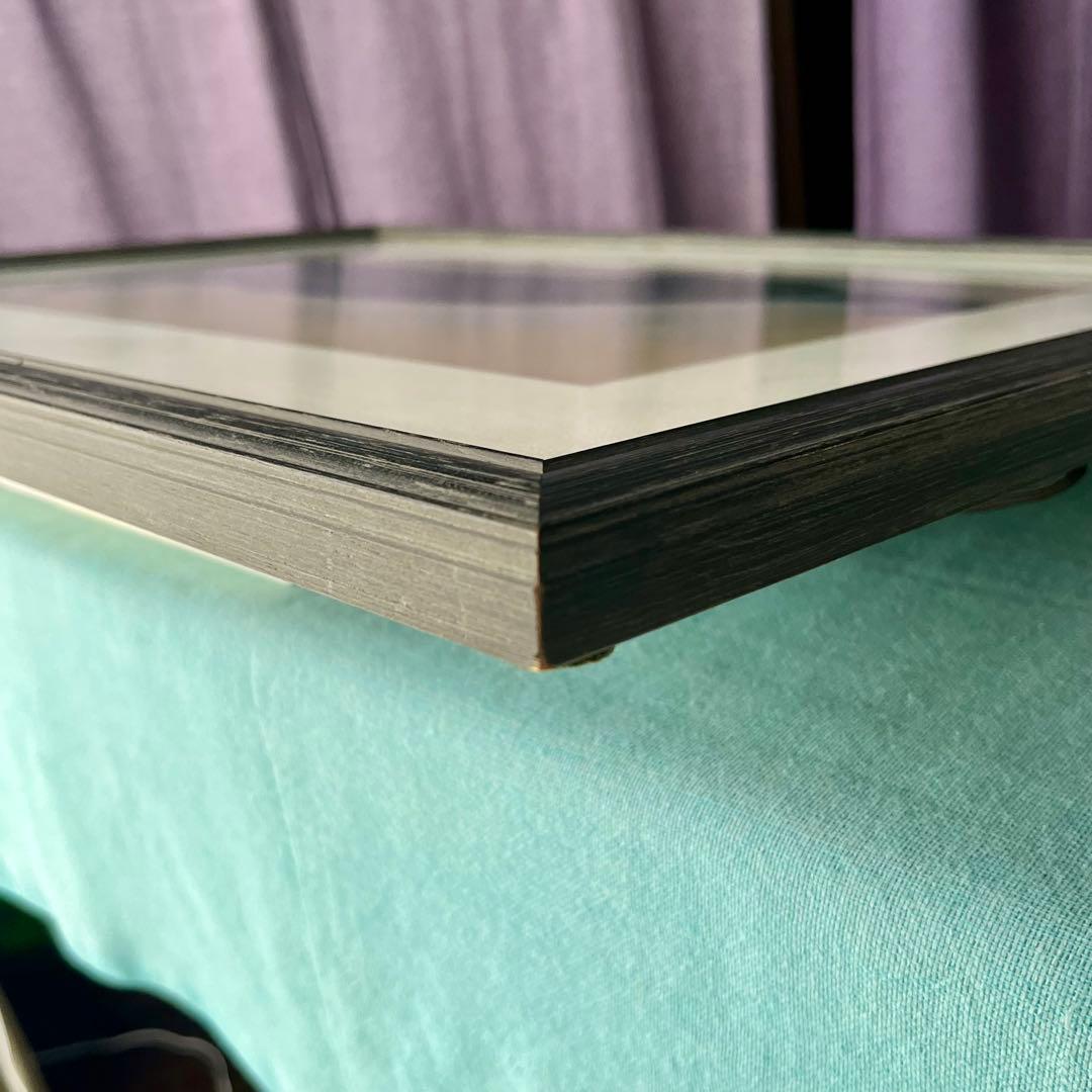 【 パステル画 】 小山洋子 ✴︎ 黒猫 ネコ 猫 ✴︎ サイン入り ✴︎ 額装