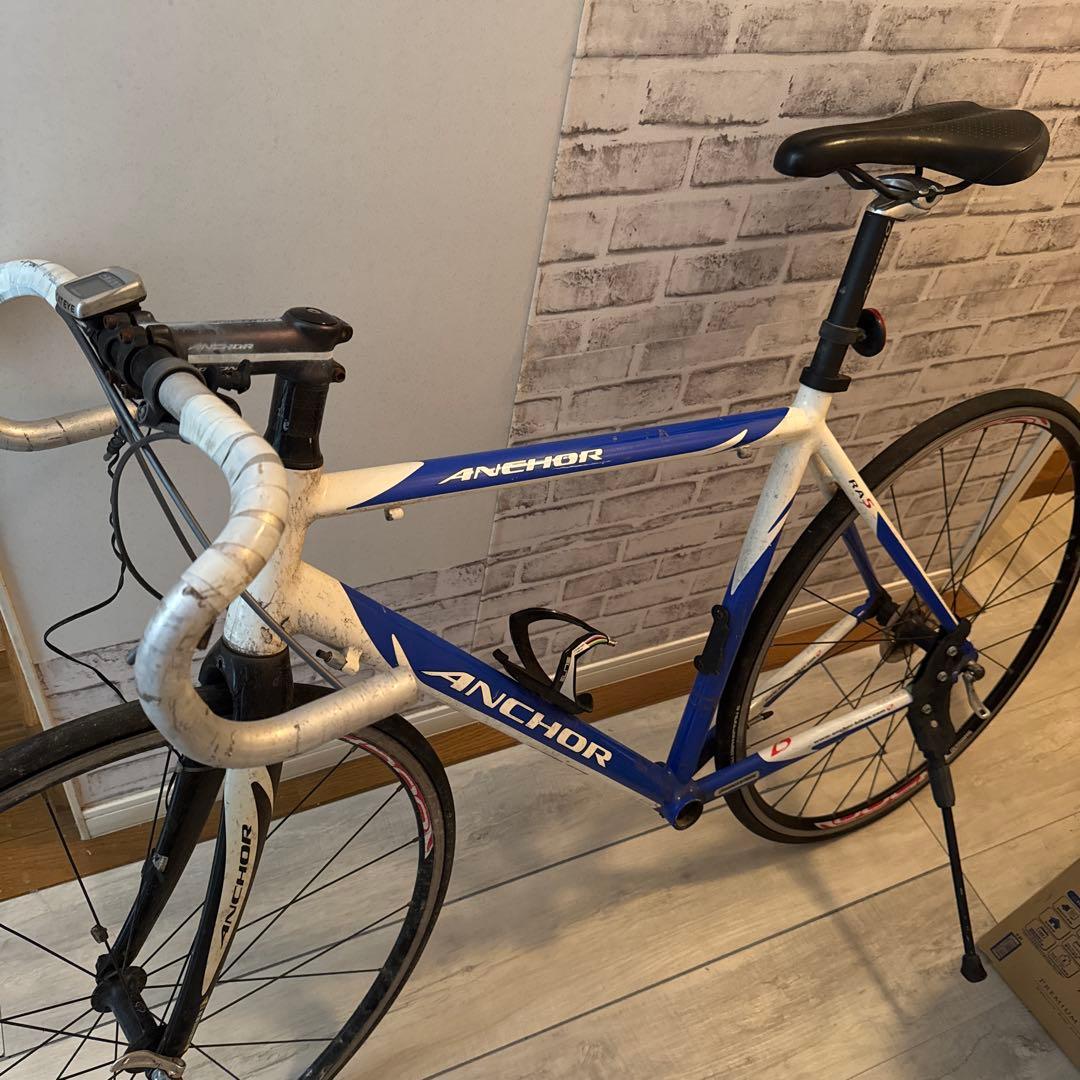 ANCHOR ロードバイク 青/白