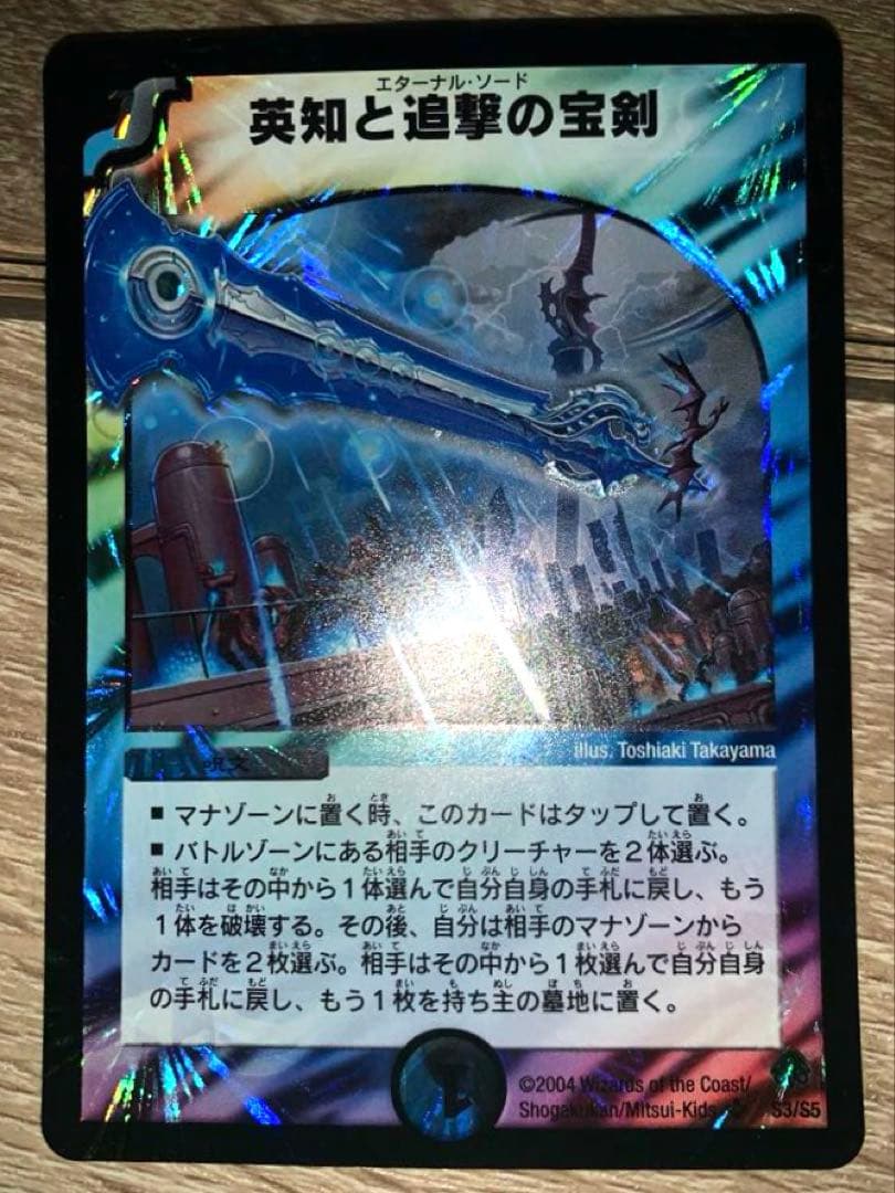 英知と追撃の宝剣　エターナル・ソード　初期　旧枠　【美品】