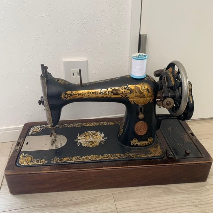 1923年製　スコットランド　クライドバンク工場　ビンテージ　シンガー　ミシン