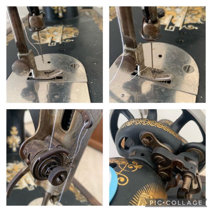 1923年製　スコットランド　クライドバンク工場　ビンテージ　シンガー　ミシン