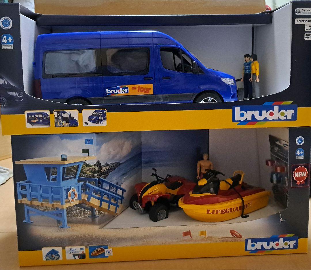 BRUDER ライフガードステーション 62780　MB 送迎車 02670