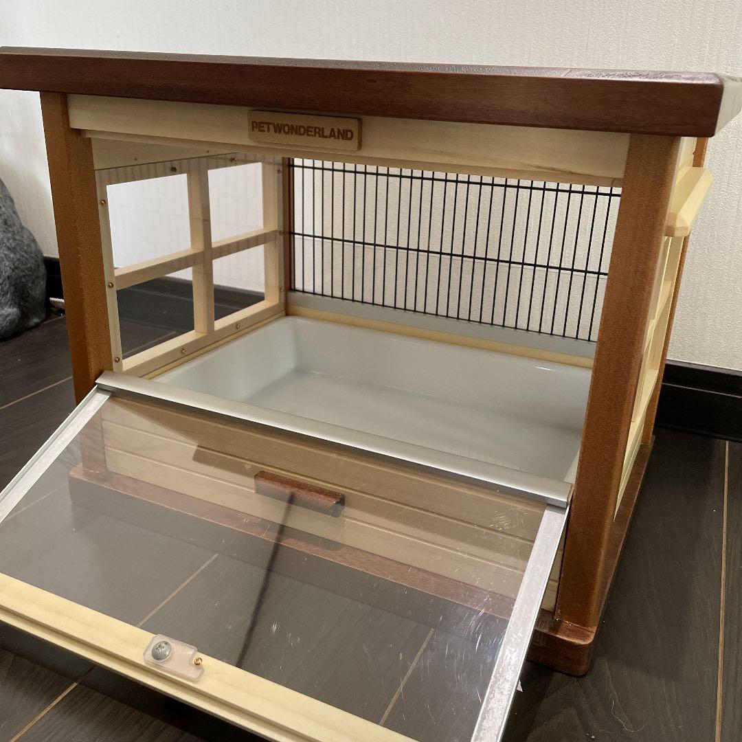 【匿名配送】ハムスター ケージ 木製 ウッド調 ゲージ おしゃれ