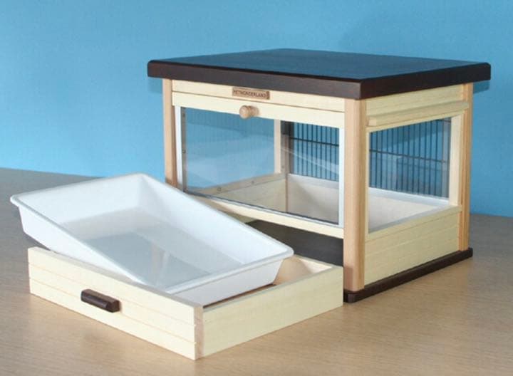 【匿名配送】ハムスター ケージ 木製 ウッド調 ゲージ おしゃれ