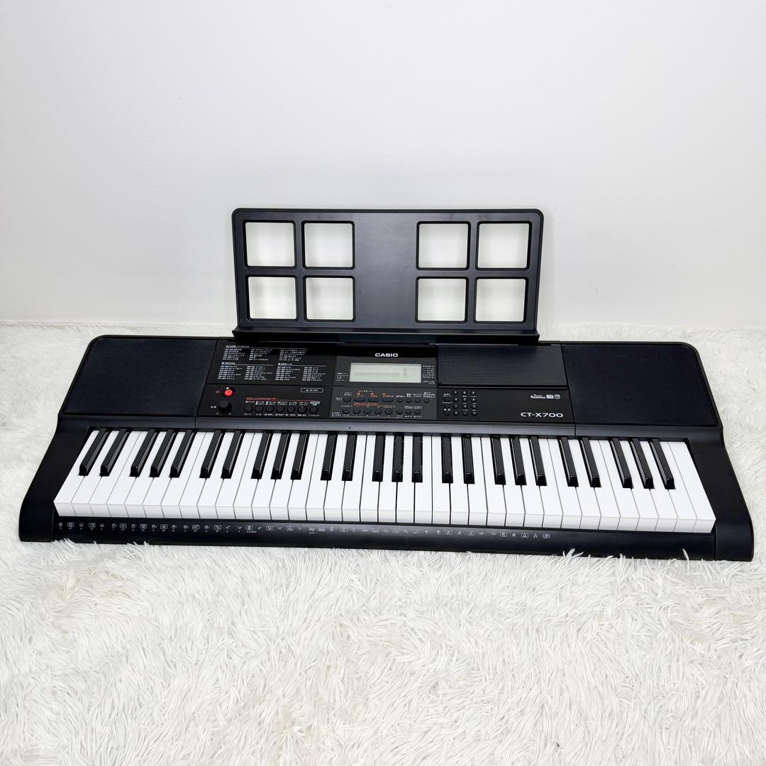 美品 CASIO CT-X700 キーボード 61鍵 ACアダプター付き