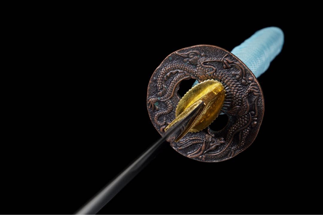 龍盤の侍模造刀 居合刀 武士道 武具 漢剣 唐刀 龍泉剣 手鍛造打