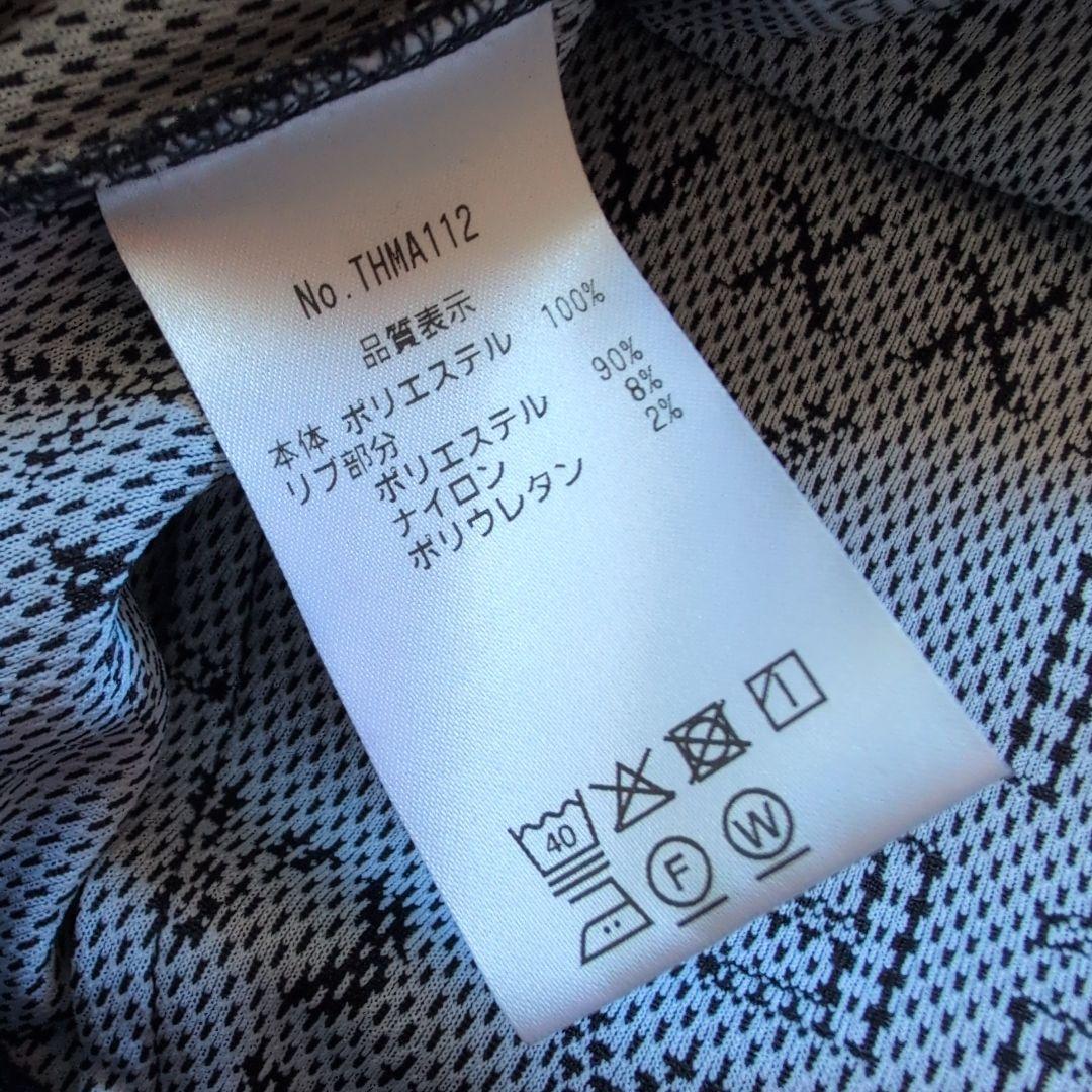 【極美品】トミーヒルフィガーゴルフ　フルジップジャケットメッシュモノグラム　L