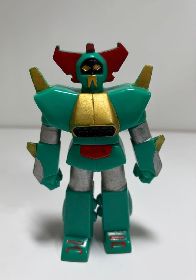 超合体魔術ロボギンガイザー ブルゲイター タケミ ソフビ 当時物 昭和レトロ