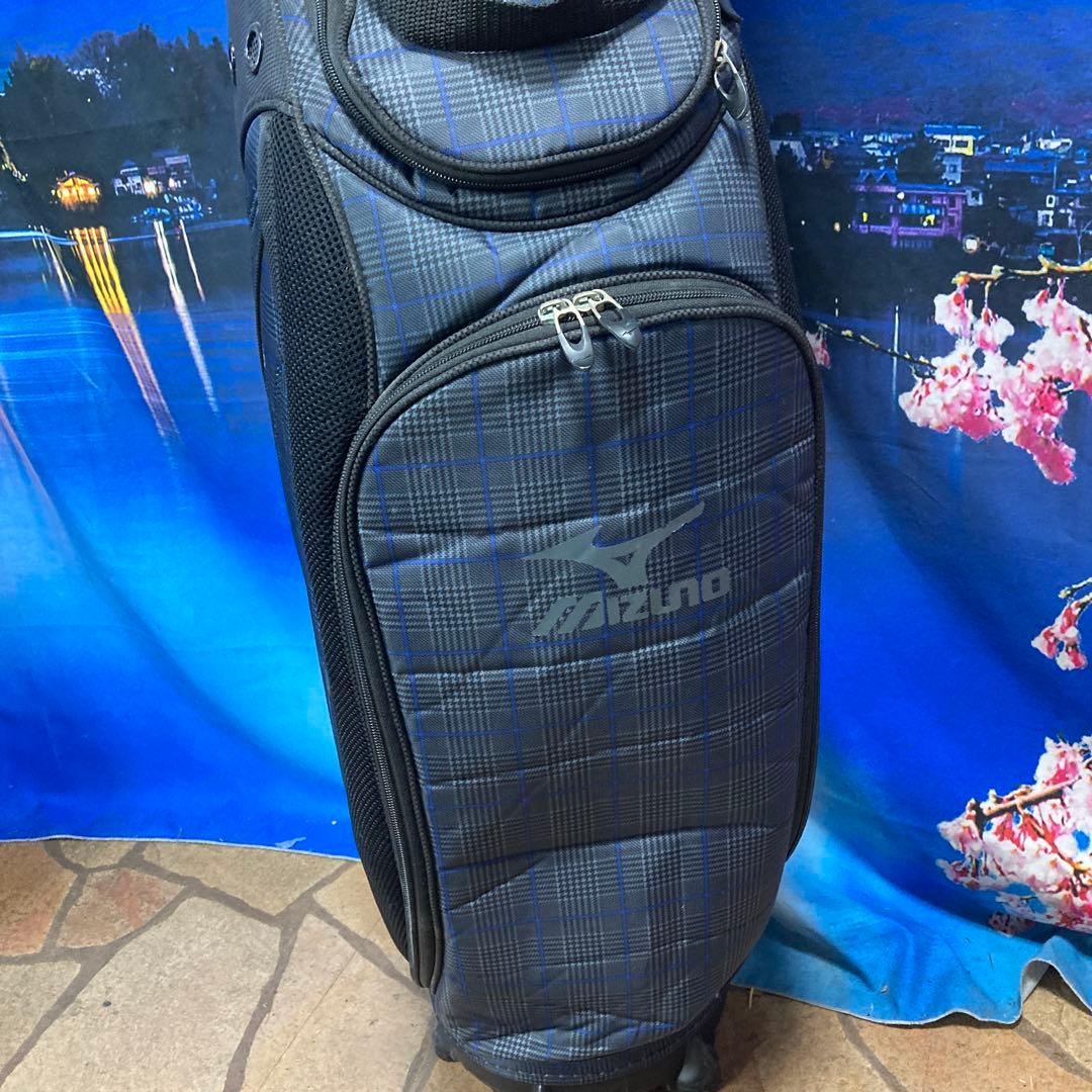 寶BU-1094 MIZUNO キャディバッグ チェック柄