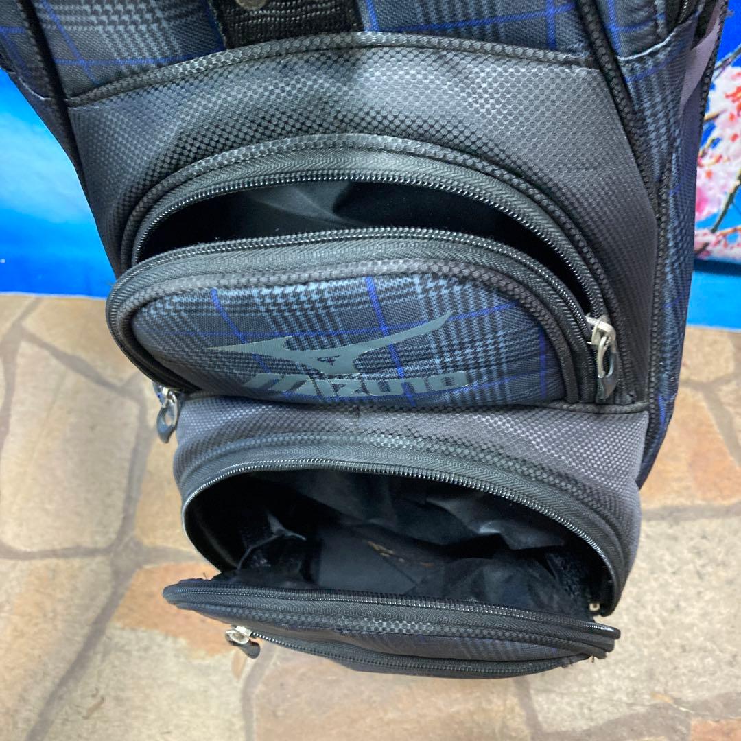 寶BU-1094 MIZUNO キャディバッグ チェック柄