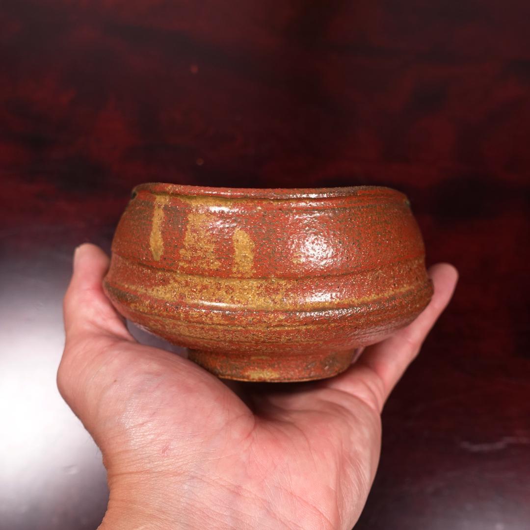 現代上野焼の第一人者 16代 熊谷保興 掛分向付 10客 共箱