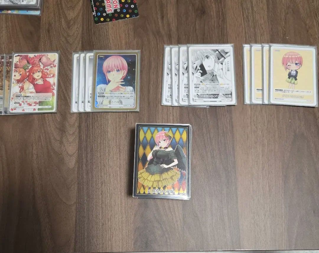 五等分の花嫁カードゲーム　引退品 デッキ3＋ストレージ3