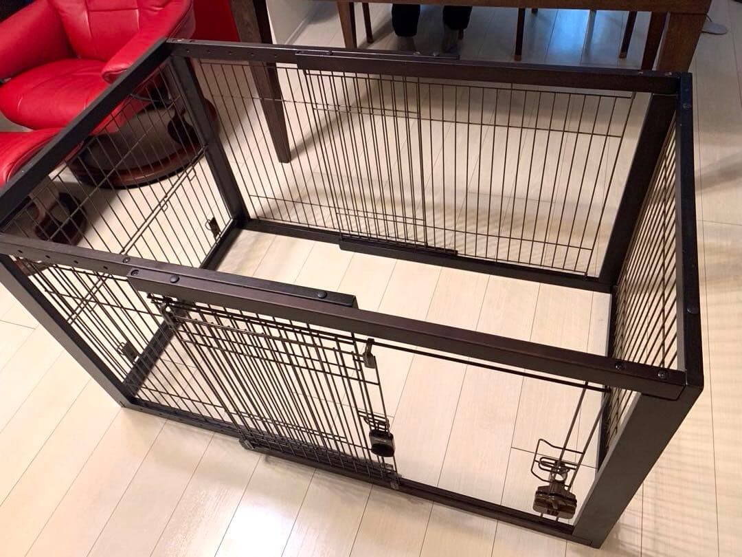 木製スライドペットサークル(リッチェル)送料込