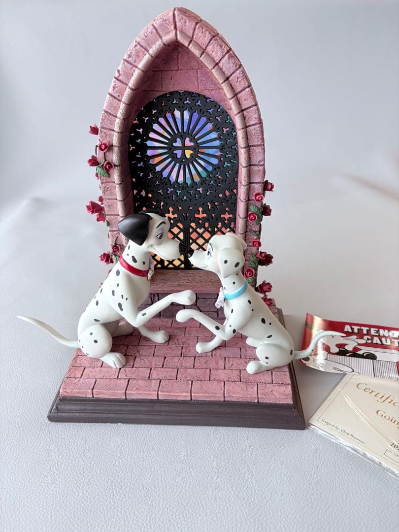 WDCC ディズニー 101匹わんちゃん ポンゴ&パーディタ フィギュア 陶器製