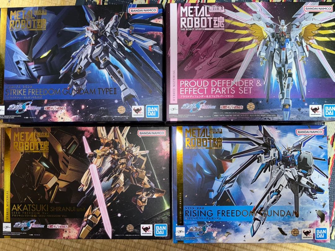 l robot魂　ガンダムSEED FREEDOM シリーズ　セット販売