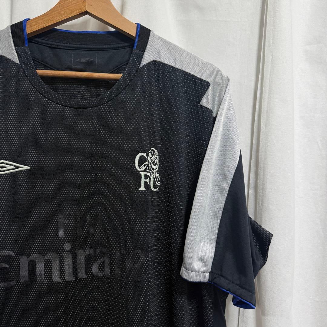 Chelsea FC Umbro サッカーユニフォーム ゲームシャツ L 黒