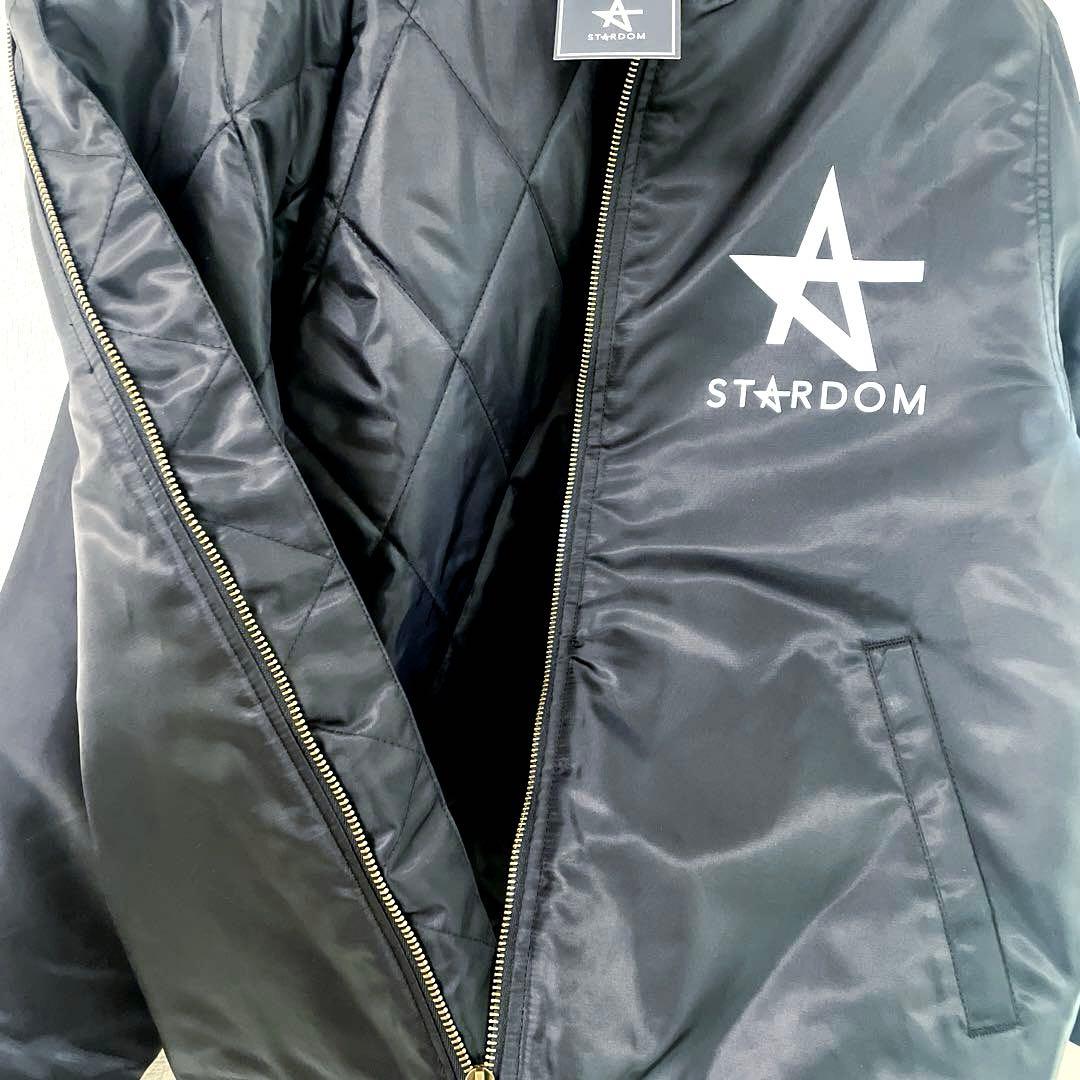 STARDOM スターダム　フライトジャケット　MA-1ジャンパー中綿　ブルゾン