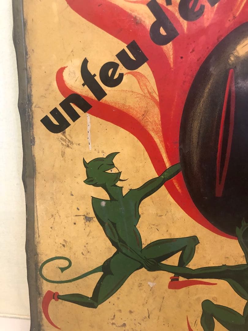 ビンテージ　30s デビル 悪魔　アドバタイジング　インダストリアル　Devil