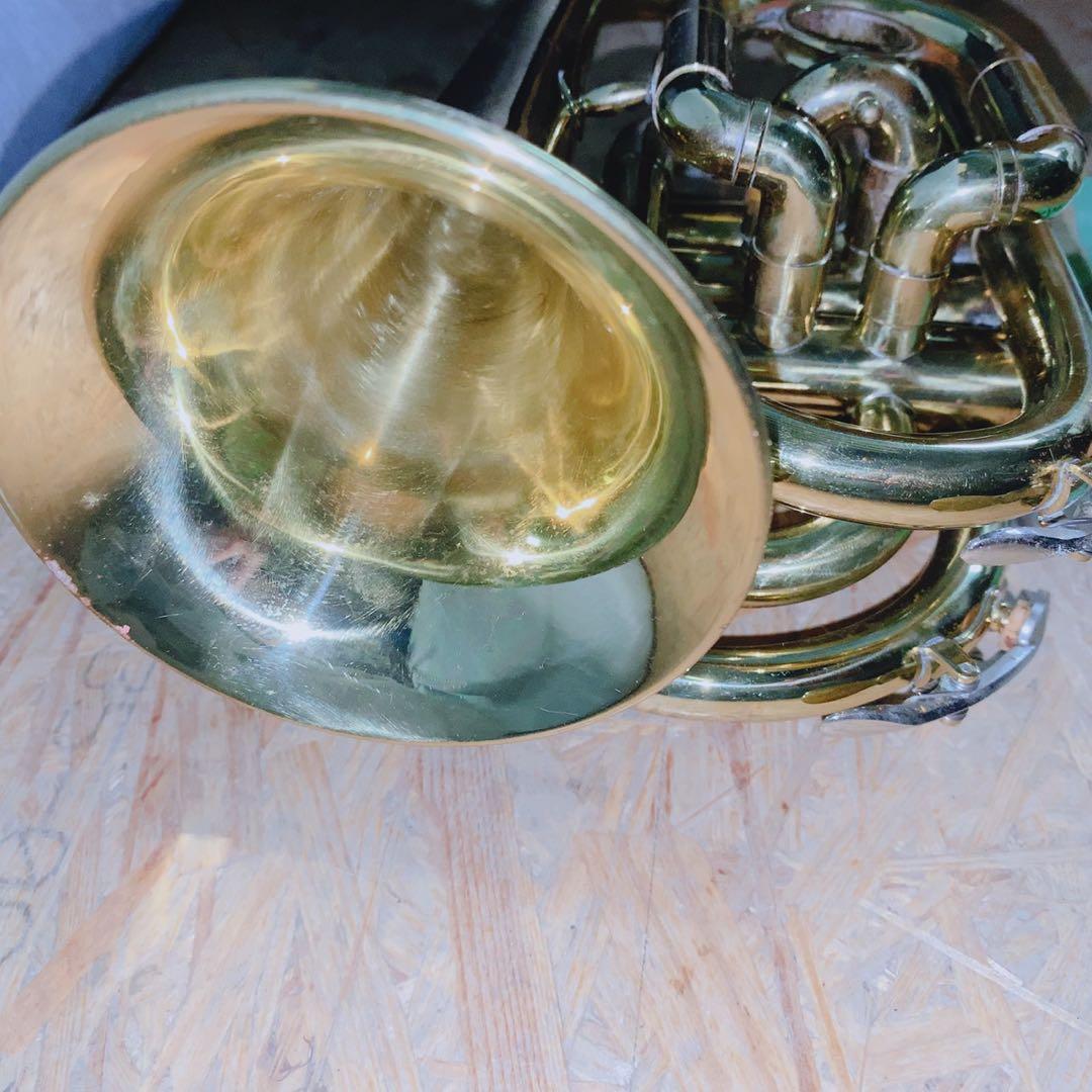 持ち運び最強!! ポケットトランペット 金管 楽器 ケース・マウスピース付♪