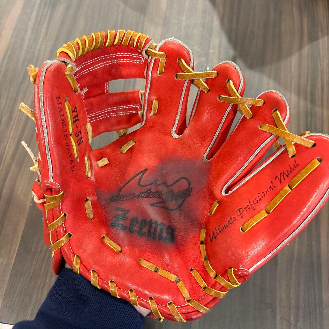 Zeems 野球グローブ 赤