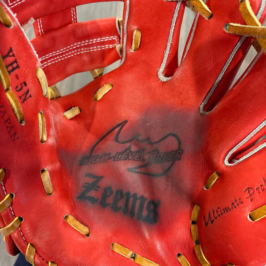 Zeems 野球グローブ 赤