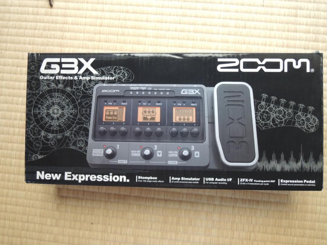 ★新品同様★ZOOM G3X（元箱、電源、説明書その他）