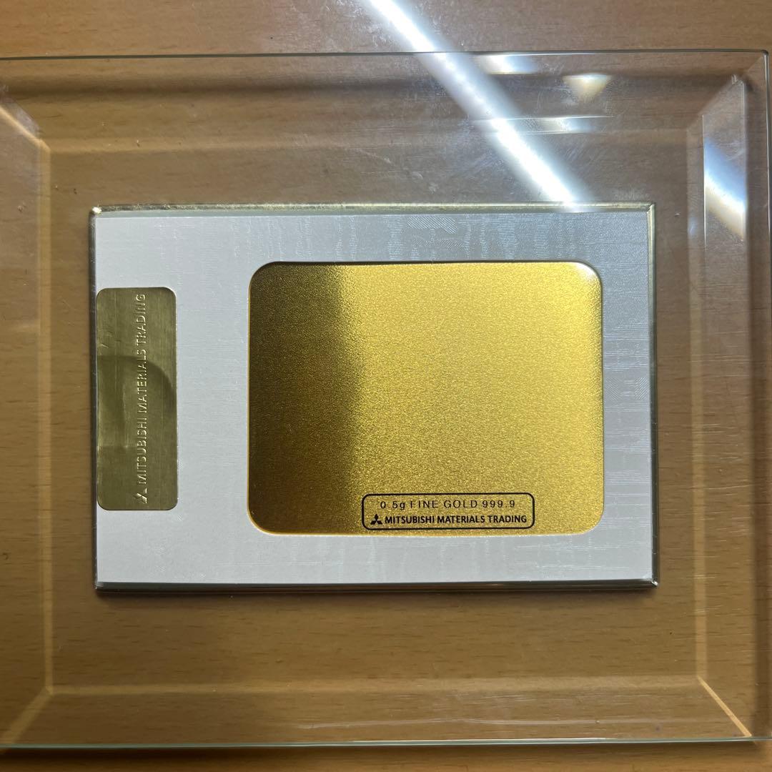 きのこの山　純金　0.5g 24k