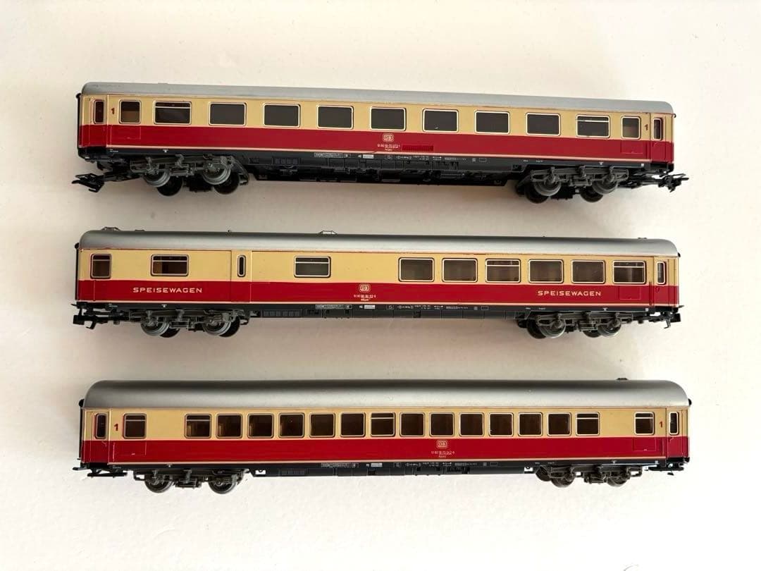 Märklin　メルクリン　HO　1974年製　TEE 客車　3両セット