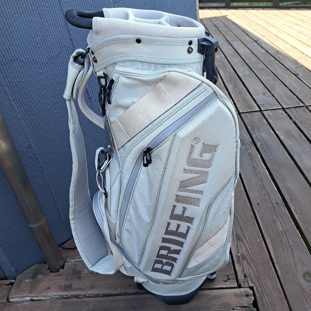BRIEFING シルバー キャディバッグ