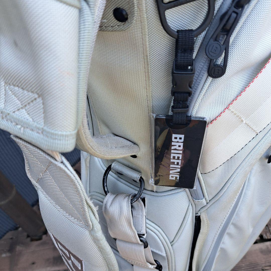 BRIEFING シルバー キャディバッグ