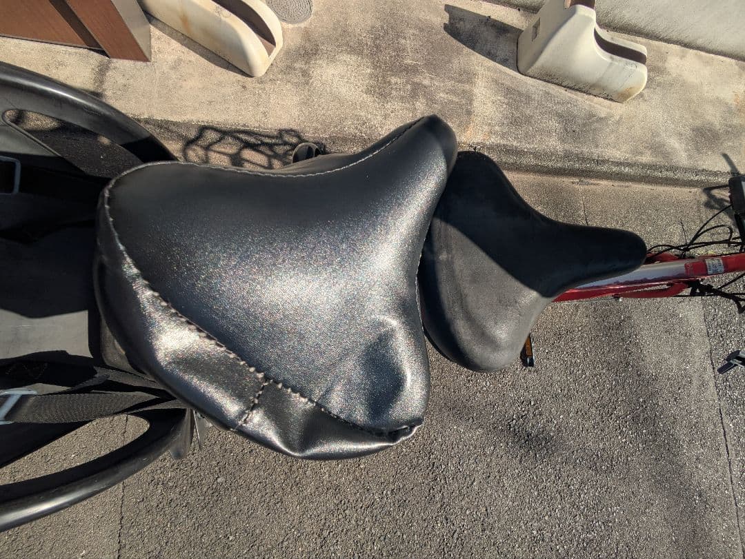 電動アシスト自転車　ヤマハ パスバビーアン20インチ 子供乗せ 赤色