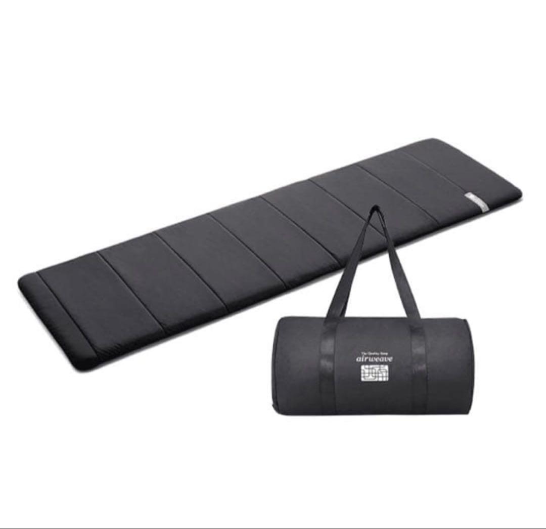 air weaveエアウィーブ　ポータブルmini ヨガマット　黒