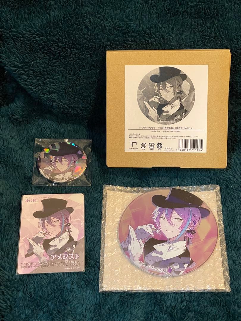 神代類 セカイの宝石 缶バッジ カード コースターパブミラー