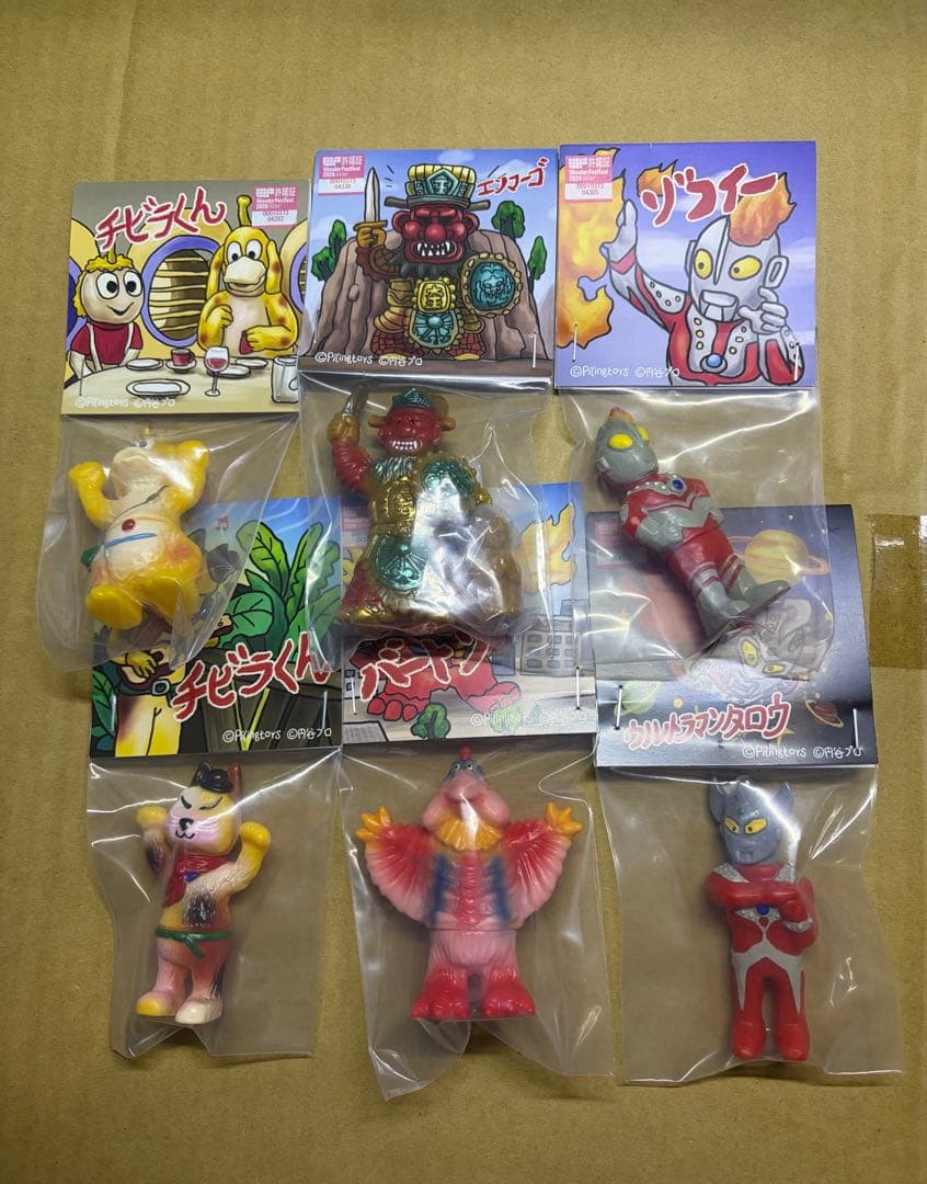 ワンフェス　pilingtoys わんわん怪獣ポチポチ6体セット