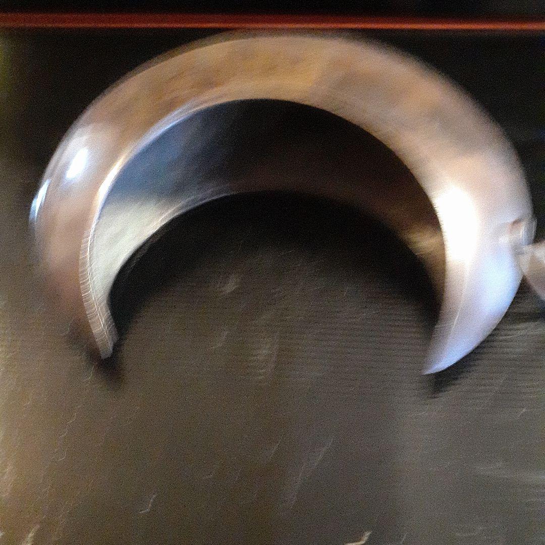 古銅月形　釣華生　窓月