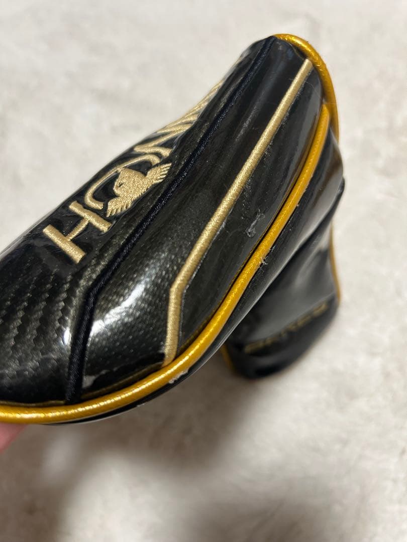 HONMA 金パター ヘッドカバー付き