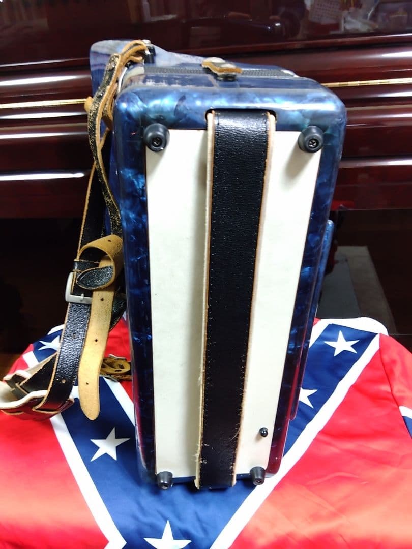 【整備済懐しい音色】Yamaha テナー アコーディオン T-32 32鍵