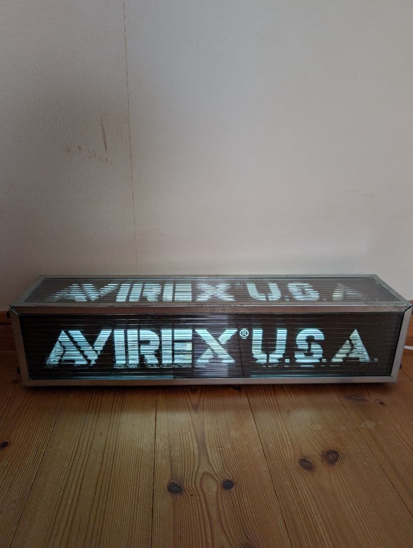 AVIREX ライトサイン 看板 ビンテージ おそらく非売品 アメリカ雑貨