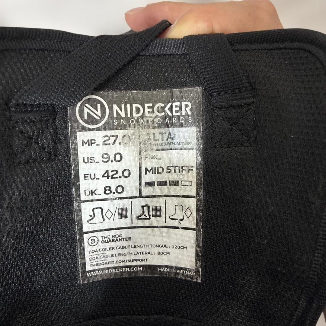 nidecker altai 27.0㎝　22-23 アルタイ