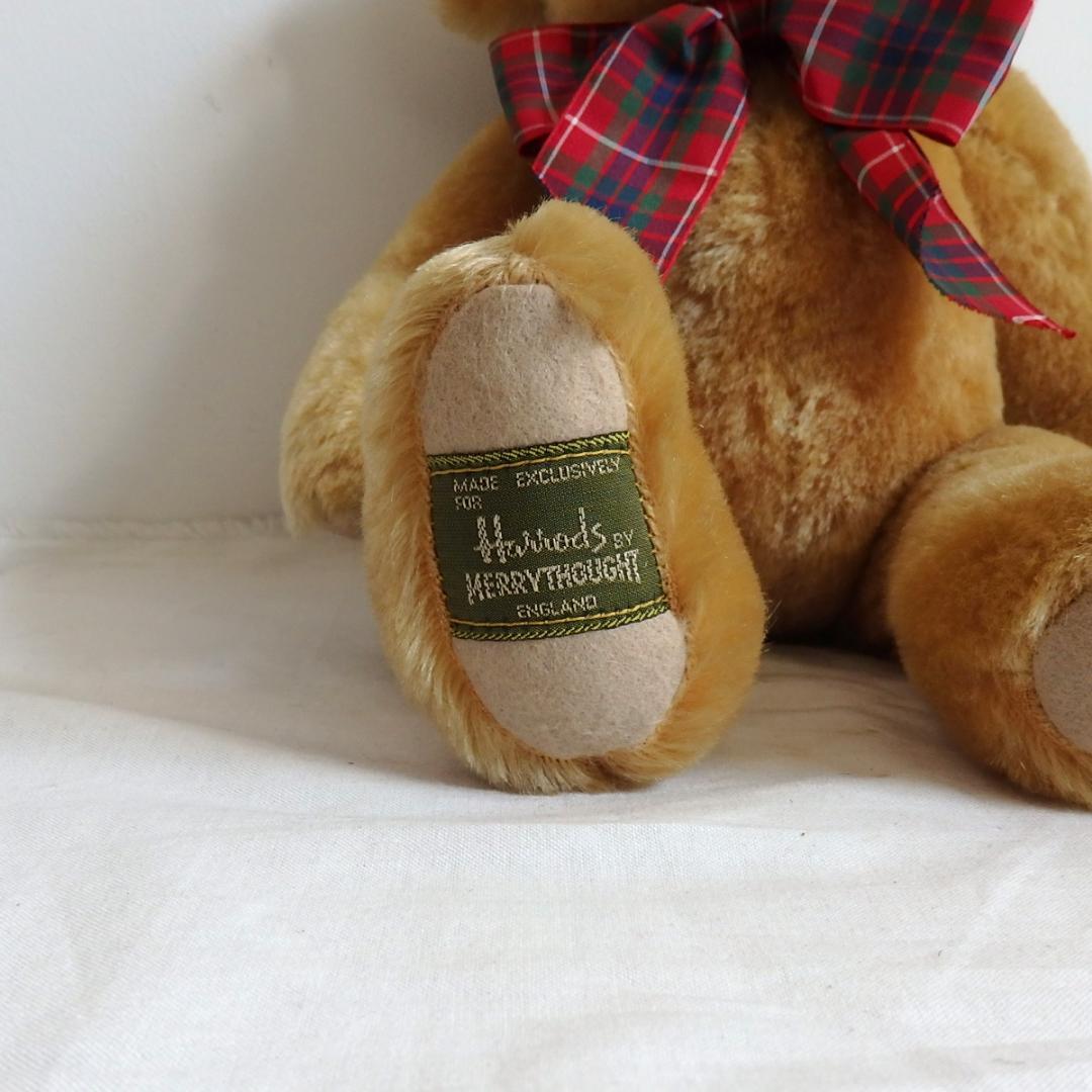 Merrythought　イギリス　ヴィンテージ　テディベア　限定品　ハロッズ