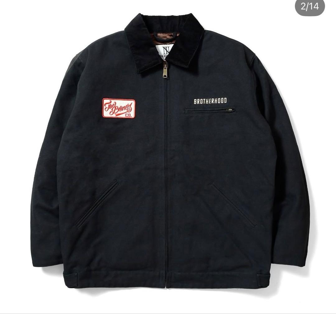 【RIRI】The BONEZ DUCK JACKET XL BLACK