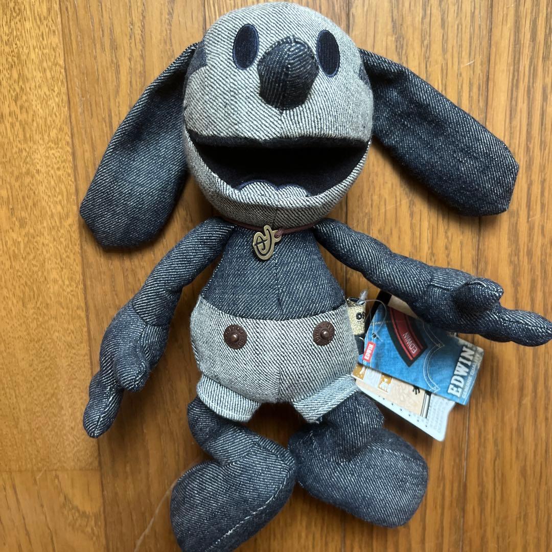 オズワルド　エドウィン　デニムぬいぐるみ　レア　ディズニー